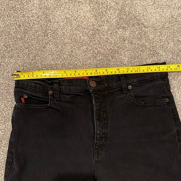 NYDJ Dark Wash Tummy Tuck Straight Leg Crop Jeans Size‎ 6 - Picture 5 of 6